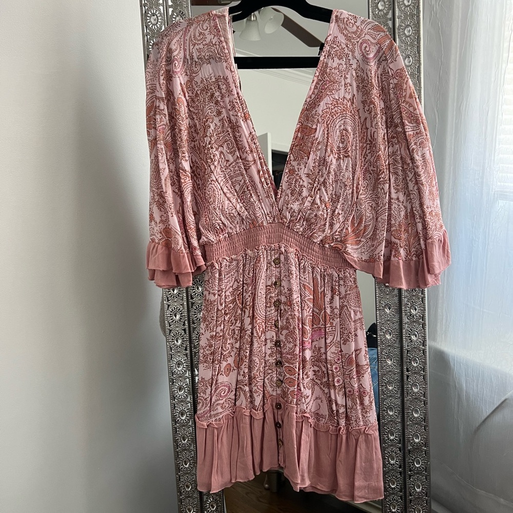 Lulu’s Pink Floral Dress